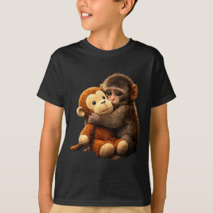 Baby Monkey Punch Plush Cute Monkey Punch Plush T-Shirt