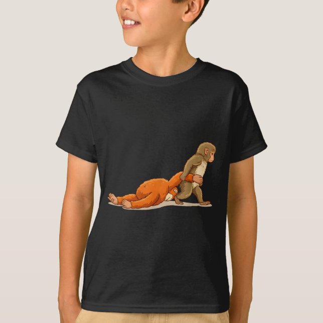 Baby monkey punch  T-Shirt (Front)