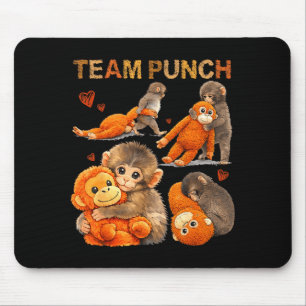 Baby monkey punch team punch  mouse pad