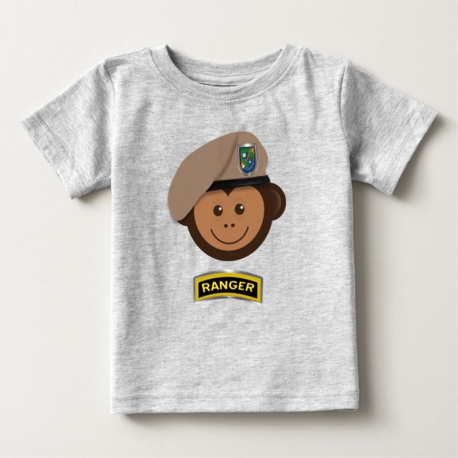 Baby Monkey Ranger   Baby T-Shirt (Front)
