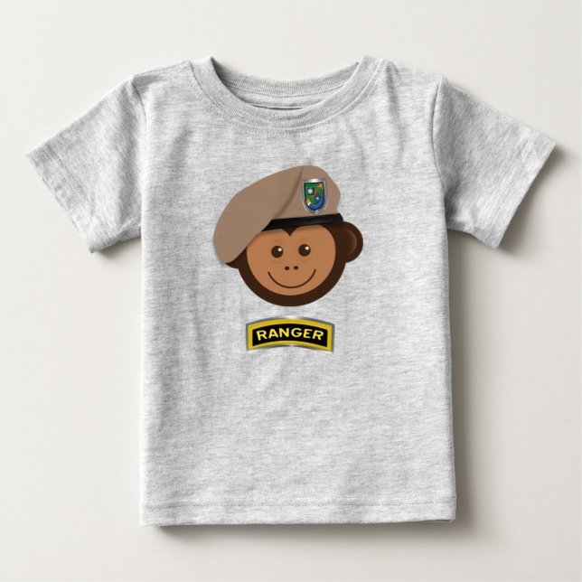 Baby Monkey Ranger   T-Shirt (Front)