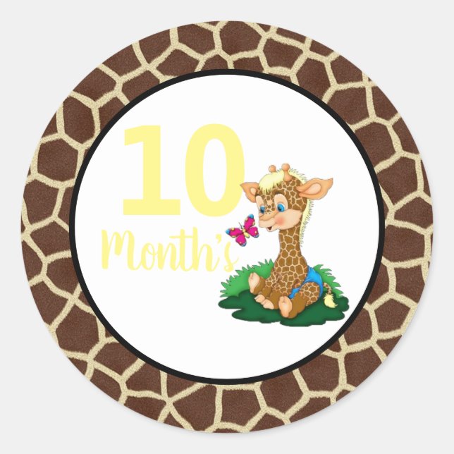 Baby Month Stickers (Front)