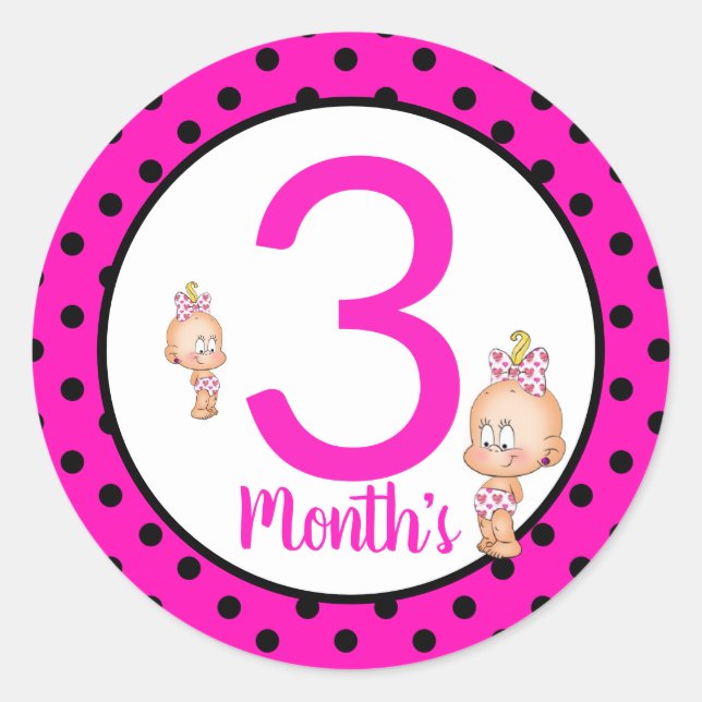 Baby Month Stickers (Front)