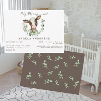 Baby Moo-ving in Soon Eucalyptus Baby Shower
