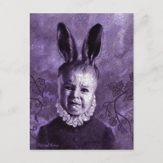 Baby Mutant Bunny Postcard (Front)
