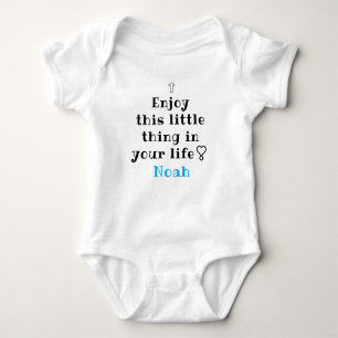  Baby Name Bodysuit With Quote, Cute Gift, 