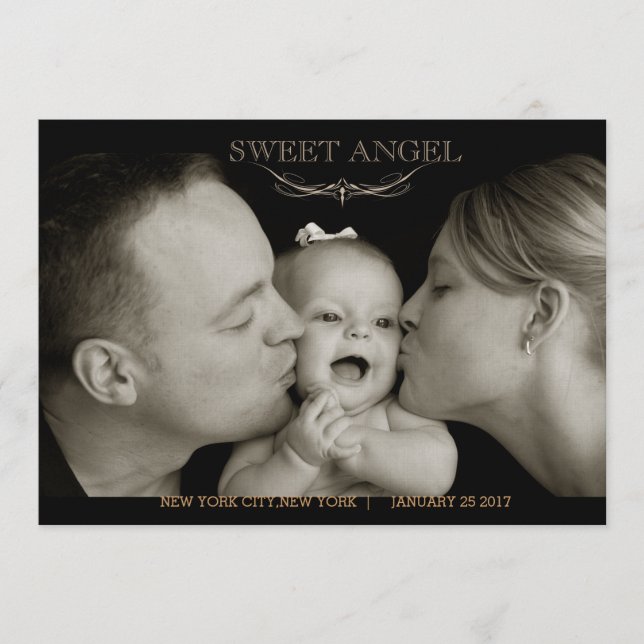 baby naming ceremony Traditional Standard envelop Programme (Front)