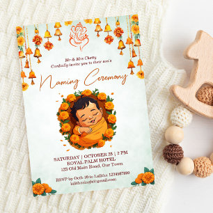 Baby Naming Namkaran Cradle Ceremony template