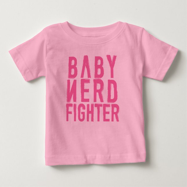 Baby Nerdfighter Pink Baby T-Shirt (Front)