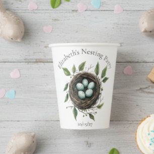 Baby Nesting Party Bird Nest Paper Cups