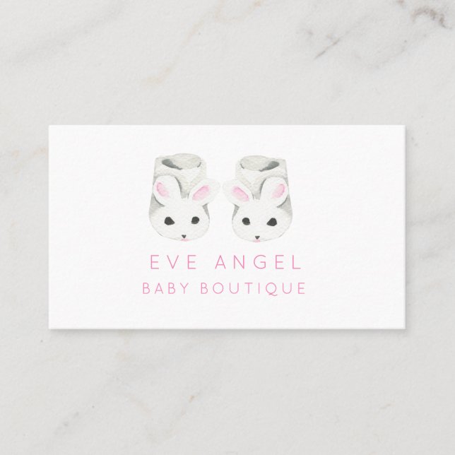 Baby Newborn Clothing Fashion Boutique Shop Business Card (Front)