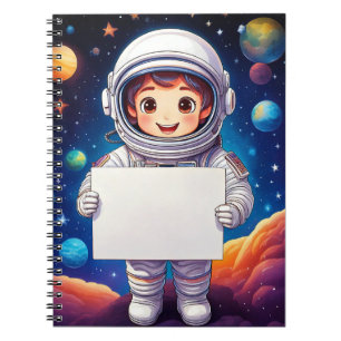 Baby notebook - Discovering space - Put your name