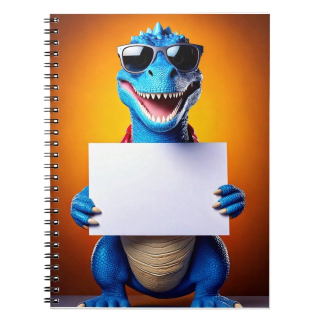 Baby notebook - Put your name - Dinosaur (Front)