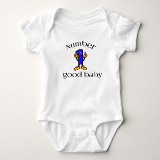 baby number one bodysuit