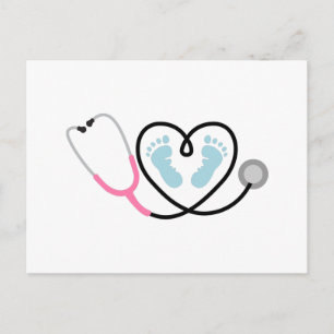 Baby Nurse Postcard