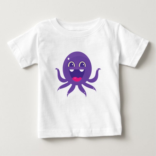 baby octupis baby T-Shirt (Front)