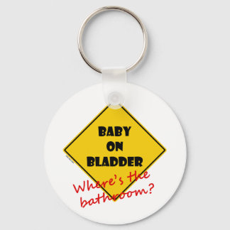 Baby on Bladder Key Ring