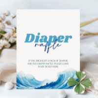 Baby on Board Baby Shower Diaper Raffle