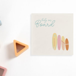 Baby on Board Baby shower Ocean Theme  Napkin