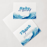 Baby on Board Baby Shower, Surf Baby