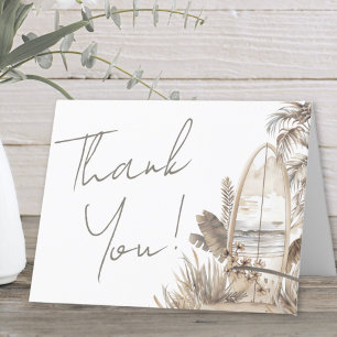 Baby On Board Baby Shower Thank You Card