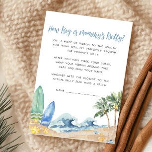 Baby on Board Beach How Big is Mummy's Belly Game