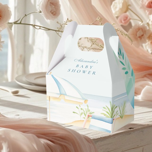 Baby on Board Beach Surf Baby Shower Favour Box (Creator Uploaded)
