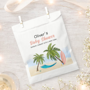 Baby On Board Beach Surfing Baby Shower Favour Bags