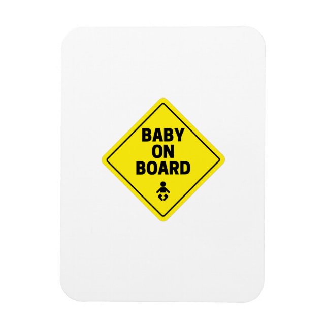 Baby on board magnet (Vertical)