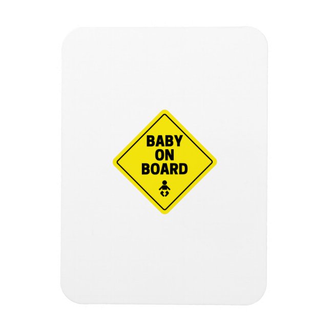 Baby on board magnet (Vertical)