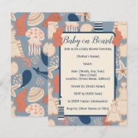Baby on Board Nautical Baby Boy Shower