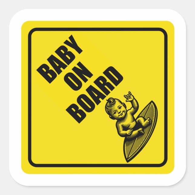 Baby On Board Sticker (Front)