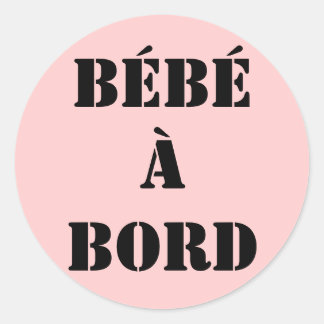 "baby on board" sticker