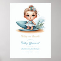 Baby on Board Surf-Themed Baby Shower Welcome