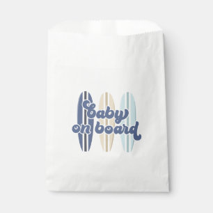 Baby on Board Surfboard Beach Baby Shower Favour Bags