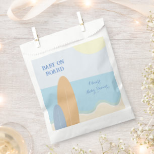 Baby on Board Surfing Beach Baby Shower Favour Bags