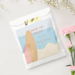 Baby on Board Surfing Beach Baby Shower Favour Bags