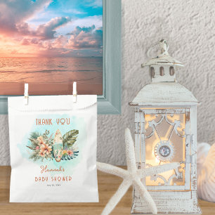 Baby on Board Tropical Surf Neutral Baby Shower Favour Bags