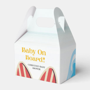 Baby on on board beach baby shower thank you favour box