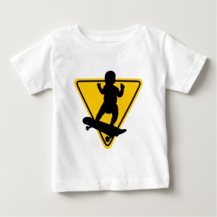Baby on (Skate) Board Baby T-Shirt