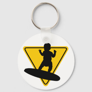 Baby on (Surf) Board Key Ring