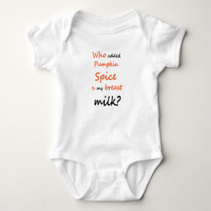 Baby Onesis Pumpkin Spice Bodysuit