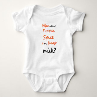 Baby Onesis Pumpkin Spice Bodysuit