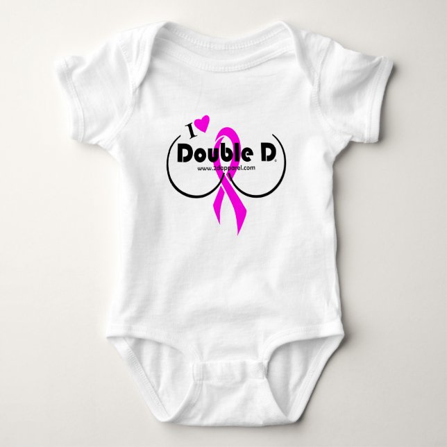 Baby Onezee - I Love Double D Bodysuit (Front)