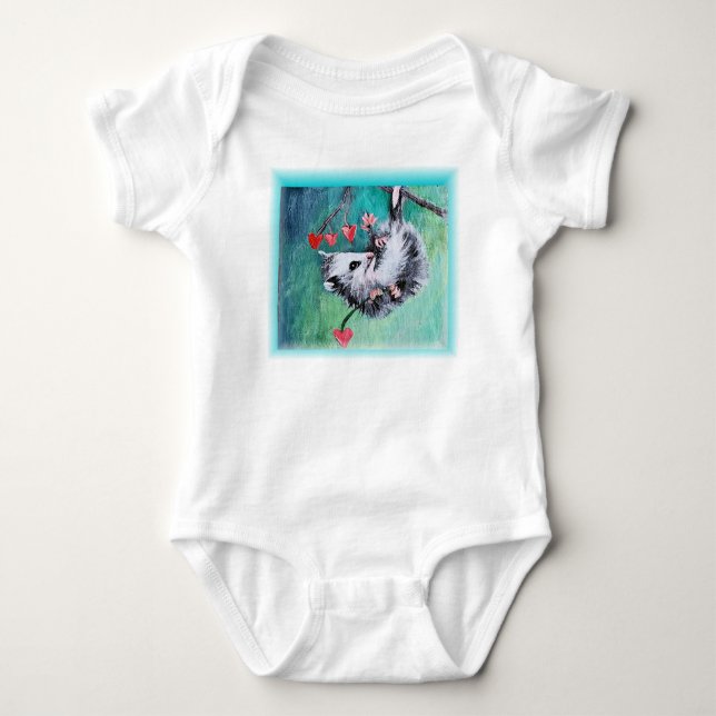 Baby Opossum  Bodysuit (Front)