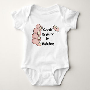 Baby or Childrens' Candy Grabber Halloween T-Shirt Baby Bodysuit