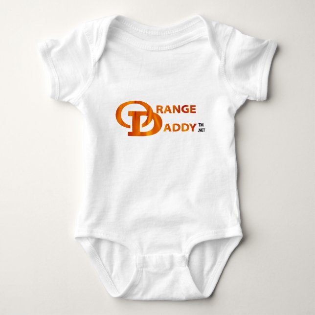 baby Orange Daddy 2D Bodysuit (Front)