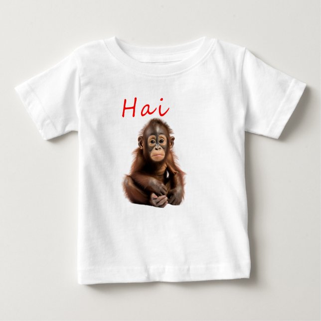  Baby Orangutan T-Shirt (Front)