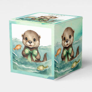 Baby Otter Baby Shower Gender Neutral Favour Box