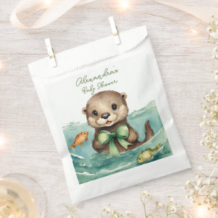 Baby Otter Gender Neutral Baby Shower Favour Bags